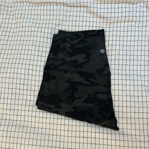Green Camo Align Pant, Full length